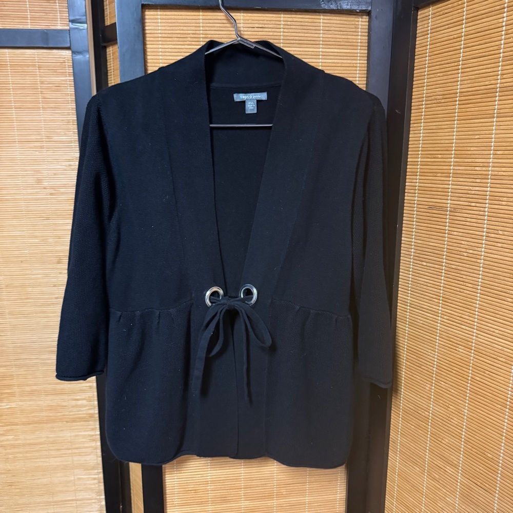 Apt. 9 Petite Elegant Black Sweater